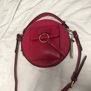 Pink Circle Crossbody